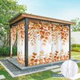 thumbnail image 6 of Outdoor Curtains for Patio Waterproof, Orange Eucalyptus Leaves Outdoor Privacy Panels Grommet, Spring Summer Botanical Blackout Outside Curtains for Porch/Cabana/Pergola/Gazebo 54"x84", 2 Panels, 6 of 8