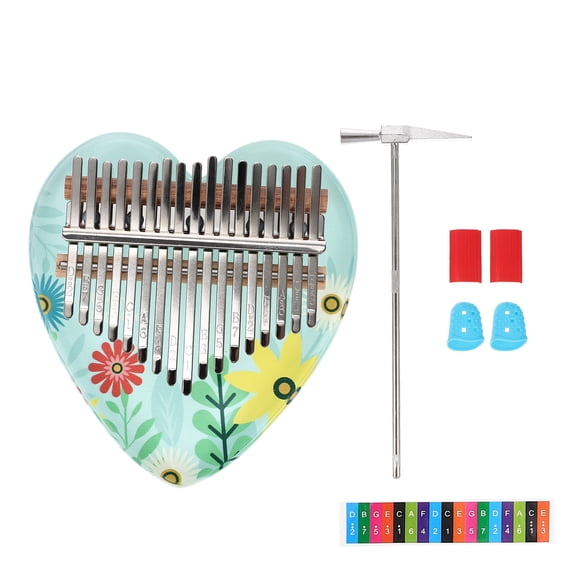 1 set of Thumb Piano Beginners 17 Key Thumb Piano Finger Musical Instrument Kids Plaything