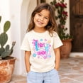 thumbnail image 6 of First Grade Shirt for Girls Trendy Floral Pennant Flag Back to School 1st Grade Girl Tee Natural Shirt Youth Large, 6 of 8