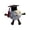 #A03-Moon, variant on Graduation Home Decor Plush, Adorable 5 Inch Sun Planet Plush with Graduation Cap, Soft Plushie Pillow for Birthday, Graduation and 2026 Graduation Decor