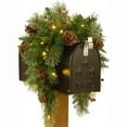 thumbnail image 5 of sunsanly 36" Lighted Mailbox Swag with Timer Function Artificial Pine Cone Red Berries Mailbox Garland Simulated Pine Needles Christmas Swag for Front Door Window, 5 of 7