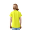 thumbnail image 7 of Short Sleeve Polo Shirts Girls Kids Uniform Polo Shirt 3-14 Years, Yellow, 7 of 7