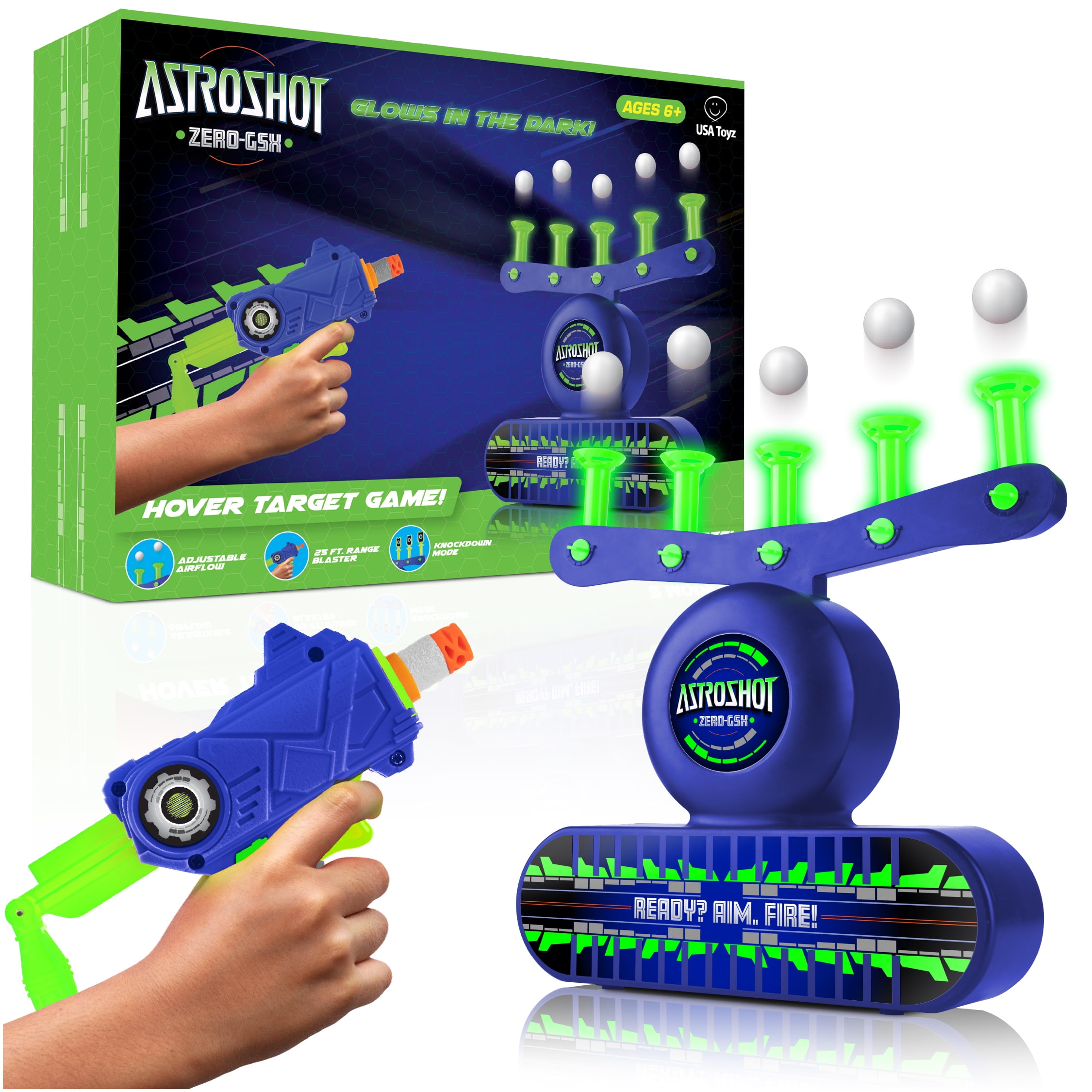 Astroshot Zero GX Glow in The Dark Nerf Compatible Target Shooting Game Unisex for sale online 