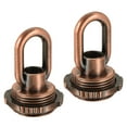thumbnail image 1 of Unique Bargains 25kg Max Load 30x44mm M10 Thread Ring Shape Female Loop Eye Nut Red Bronze 2 Pack, 1 of 5