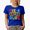 Royal Blue, variant on Pre-K Dude, School or Student Themed, Groovy Retro Wavy Text Merch Gift, Royal Blue T-Shirt, Large