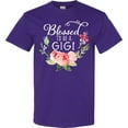 thumbnail image 3 of Inktastic Blessed to Be a Gigi with Pink Flowers T-Shirt, 3 of 5