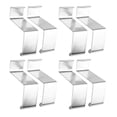 thumbnail image 1 of MERRYHAPY 16Pcs Door Back Hanger Stainless Steel Hanger for Kitchen and Hallways, 1 of 5