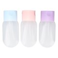 thumbnail image 2 of Juego De Botellas De Viaje Suaves, Envase Cosmético Vacío, Portátil Exprimible, Evita La Deformación Para Gel De Baño Para Loción, 2 of 7