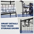 thumbnail image 2 of Mythinglogic Golf Storage Garage Organizer, Golf Bag Storage Stand and Other Golfing Equipment Rack, 2 of 7