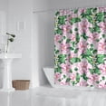 thumbnail image 2 of Pioneer Flower Floral Print Pattern Shower Curtain 72"x72" ,Bathroom Decorative Shower Curtains Set with 12 Hooks,Modern Waterproof Washable Shower Curtain, 2 of 6