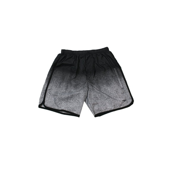 SPEEDO MENS Black Ombre Printed Shorts M