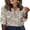 Beige, variant on 3/4 Length Sleeve V Neck Blouses for Women Dressy Casual Spring Summer Tops Business Casual Resort Wear