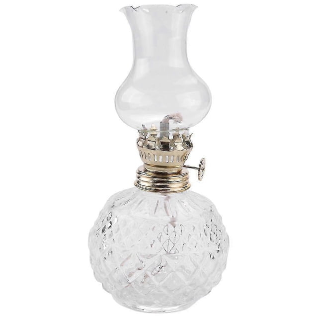 Indoor Oil Lamp,classic Oil Lamp With Clear Glass Lampshade,home Church Supplies