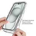 thumbnail image 4 of Ancove for iPhone 16 Case, Rugged Case with Built-in Touch Sensitive Anti-Scratch Screen Protector, Soft TPU Bumper Case for iPhone 16,Clear, 4 of 4