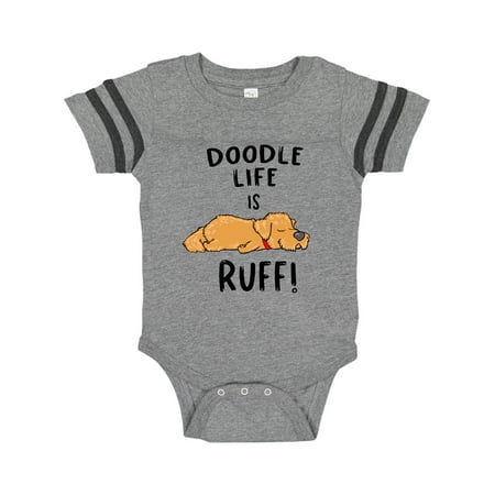 

Inktastic Doodle Life is Ruff! Golden Doodle Gift Baby Boy or Baby Girl Bodysuit