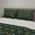 thumbnail image 2 of Boho Comforter & Sham Bedding Set, Tribal Influenced Repetitive Pattern with Motifs and Shapes, 3 pcs Duvet Set Microfiber Filling Quilt, 5 Sizes, Charcoal Grey Mustard, by Ambesonne, 2 of 4