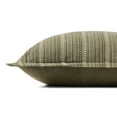 thumbnail image 4 of Chris Loves Julia x Loloi Howie Green / Natural 22'' x 22'' Decorative Pillow, 4 of 5