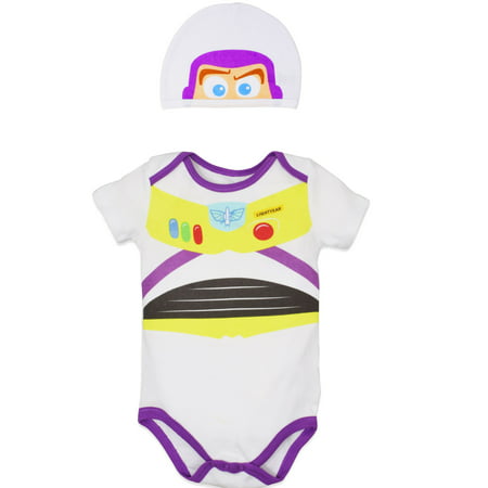 Disney Pixar Toy Story Baby Boys Buzz Lightyear Costume Bodysuit & Cap 6-9 Months