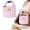 Pink S, variant on Clearance Under $5 Striped Insulated Lunch Bag Large Capacity Thermal Tote for Work School Picnic,1PC,Pink