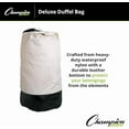 thumbnail image 4 of ChampionSports22Oz.HeavyDutyWaterproofNylonDuffelBag-DurableLeatherBottom-ShoulderStrapandInsidePocket, 4 of 5
