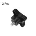 thumbnail image 3 of Uxcell 2 Pieces Star Knobs M8 x 12mm Metric Threaded Stud 60mm 4-Point Plastic Head Clamping Thumb Screws, 3 of 7