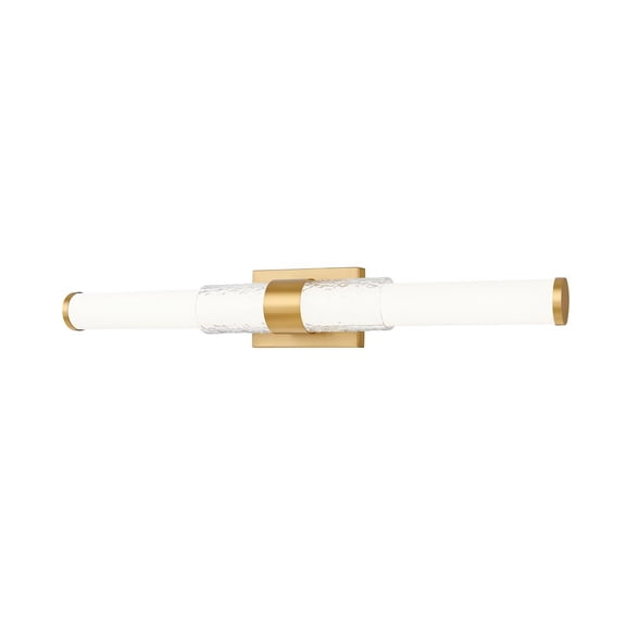 Z-Lite Egon 1 Light Vanity in Modern Gold color, Steel frame