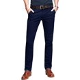 thumbnail image 1 of Pantalon Décontracté Homme Slim Fuselé devant Plat Bleu Foncé 42, 1 of 1