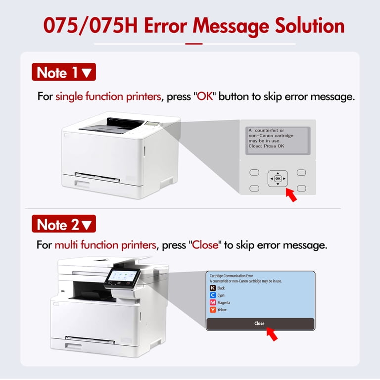 Colorich 075H 075 High Page Yield Toner Cartridge 4-pack