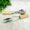 Silver, variant on JingChun Clearance Under $2.00 Metal Musical Spoon with Wooden Handle Irish Folk Percussion Spoons Portable Music Spoon for Adults and Children Easy To Use