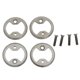 thumbnail image 5 of 4 piezas de placa de Pedal de bicicleta Zulema accesorios de bucles piezas de reparación, 5 of 8