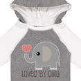 thumbnail image 4 of Inktastic Grandchild Loved by Oma Boys or Girls Long Sleeve Baby Bodysuit, 4 of 5