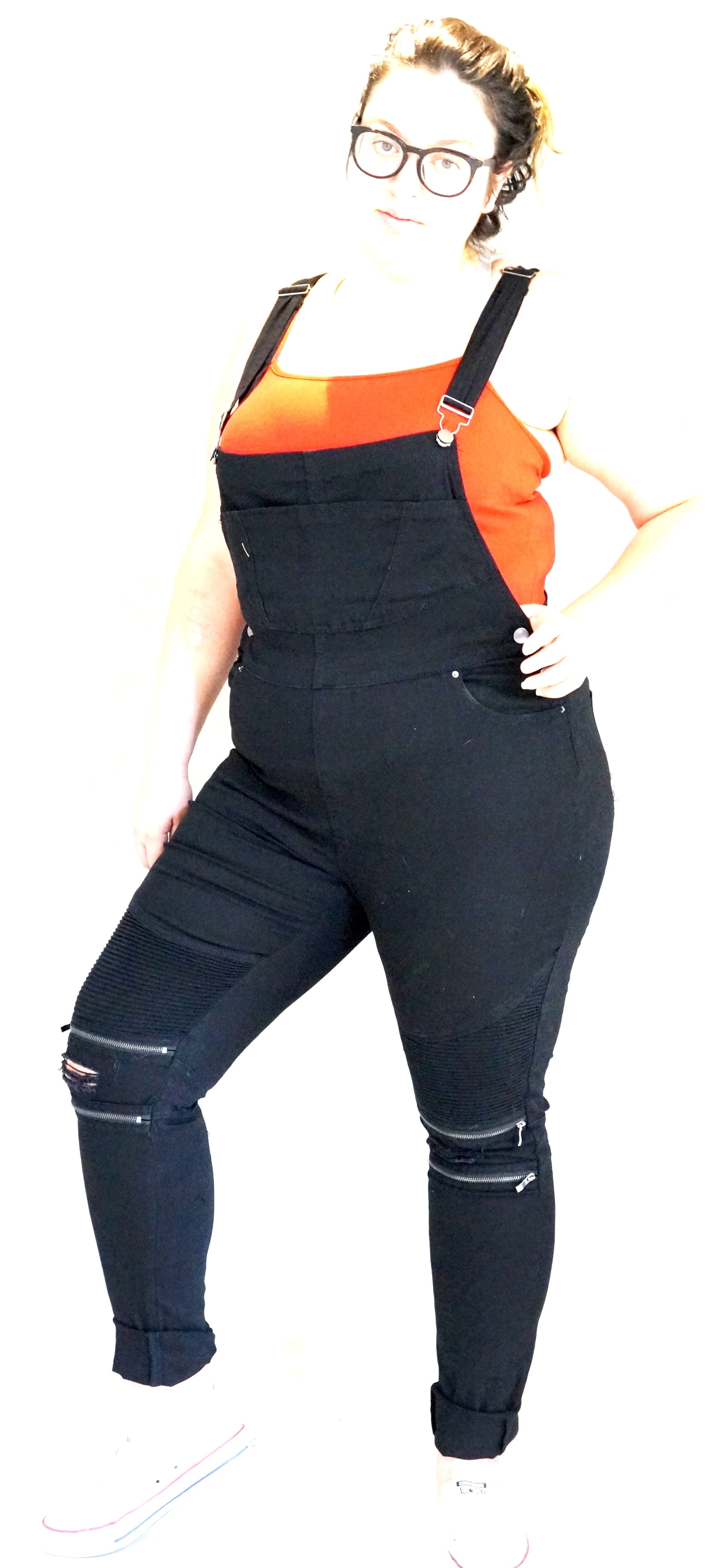 black overalls womens plus size