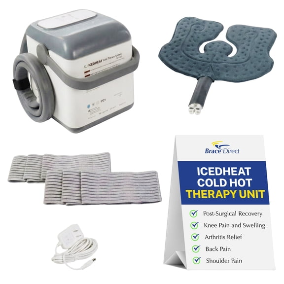 Brace Direct IcedHeat Hot and Cold Water Circulating Machine with Universal Pad Joint Recovery