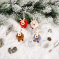 thumbnail image 5 of 4 pieces of Christmas pendants, felt deer pendants, new creative elk pendants, Christmas tree pendant gifts, 5 of 5