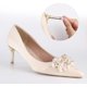 thumbnail image 4 of BRILLAR Taloneras para Hierba y Grava en Bodas y Eventos al Aire Libre (15 Pares, Negro y Transparente, XS-L), 4 of 5