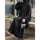 thumbnail image 5 of Mujeres Casual Loose MAXI Vestido Manga Encaje Transpirable Largo (XL), 5 of 9
