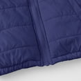 thumbnail image 4 of Eltusu Boys Puffer Jackets, Solid Color Full Zip Thermal Windproof Winter Outerwear Navy Size 9-10 T, 4 of 6