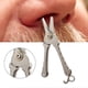 thumbnail image 3 of Men's Nose Hair Scissors Facial Trimmer Comfortable to Hold Multipurpose Facial Hair Trimming Tool for Cuticles Pet Grooming, 3 of 5