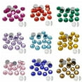 thumbnail image 3 of U8MO 200 Flatback Acrylic Round Rhinestone Gems 10mm(3/8") NO Hole Color for Choice-Purple, 3 of 9