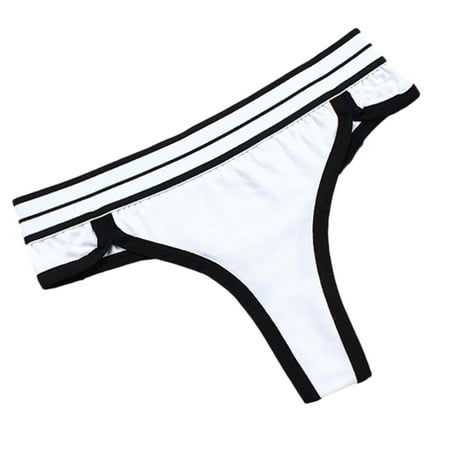 BKQCNKM Panty Liners For Women Women S Panties Stretch Panties Underwear Stripes Women Panties Breathable Cotton Soft Panties For Women
