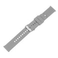 thumbnail image 3 of Uxcell Silicone Watch Band 20mm Soft Rubber Watch Strap with Plated Stainless Steel Buckle for Men Women, Grey, 3 of 6