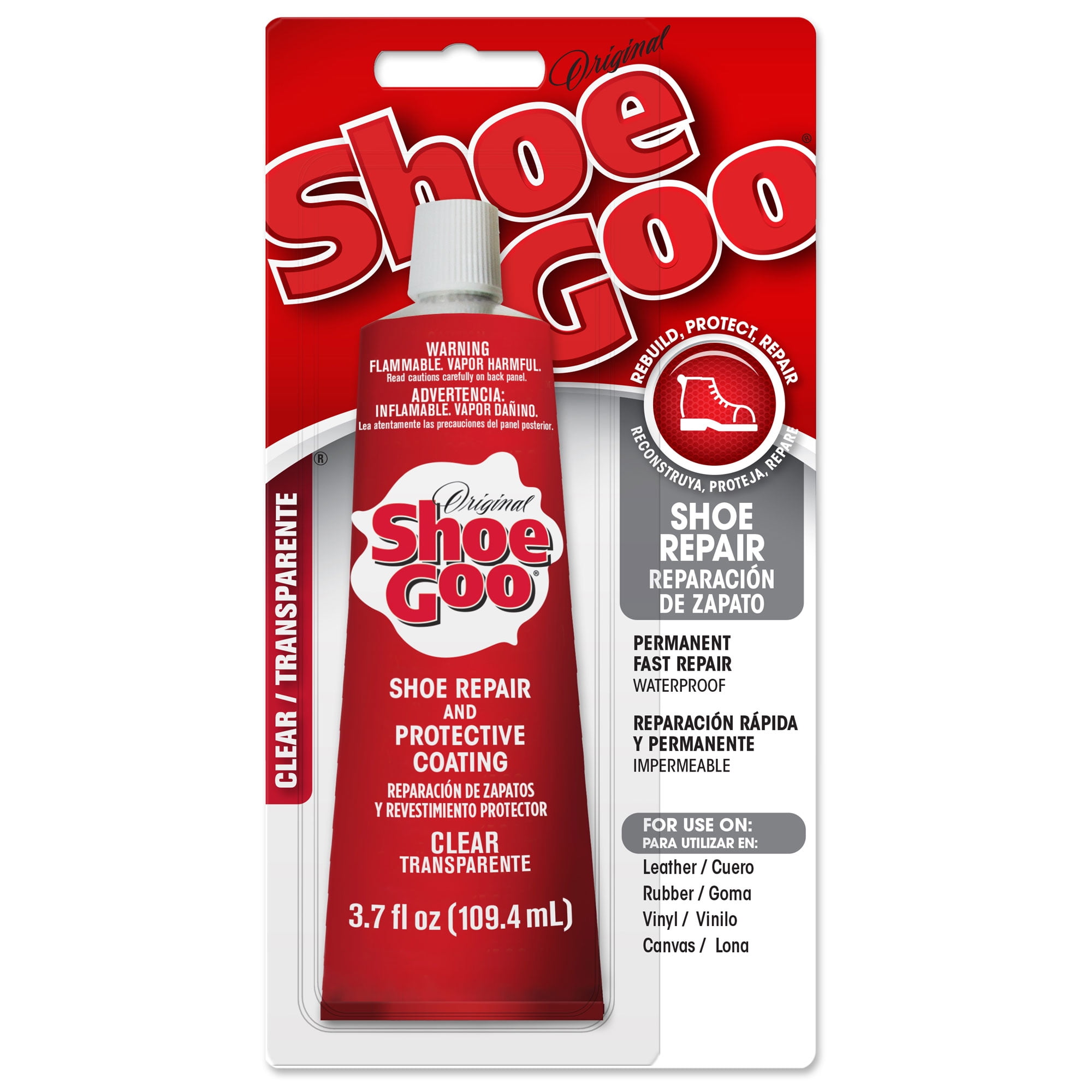 Eclectic Shoe Goo Shoe Repair Glue - Clear, 3.7 fl. oz.