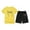 Yellow, variant on Gelikeya Back To School Outfits for Girls Girls Tops Teen Girl Summer Clothes Teen 2 Piece Outfits Summer Girls Shorts Outfits Set (BU1, 10-11 Years)