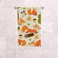 thumbnail image 6 of Soft Hand Fingertip Towels, 2 Pcs Face Bath Towels Fox in Forest Absorbent Washcloths for Bathroom Hotel Kitchen, 30"x15", Absorbent Soft Hand Fingertip Towels, 6 of 6