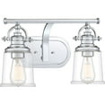thumbnail image 3 of Quoizel Grant 2-Light 10" Bathroom Vanity Light in Polished Chrome, 3 of 3