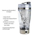 thumbnail image 3 of Naiovety Mezclador portátil inteligente eléctrico, agitador de proteínas, vaso mezclador desmontable, botella de 600ML Almacenamiento y organización del hogar Naiovety HA024011-00, 3 of 6