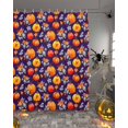 thumbnail image 2 of Halloween Fall Pumpkin Shower Curtain Set ，Waterproof Fabric Shower Curtains Shower Curtains for Bathroom,Bathroom Decor 60"x72", 2 of 6