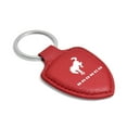 thumbnail image 2 of iPick Image for Ford Bronco Red Real Leather Shield-Style Key Chain, Official Licensed, 2 of 4