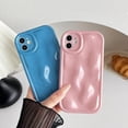 thumbnail image 3 of for iPhone 11 Case,Water Ripple Wave Meteorite Bubble Chrome Plating Soft Phone Case (White), 3 of 8