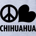 thumbnail image 2 of CafePress - FIN Peace Love Chihuahua - Cute Infant Baby Football Bodysuit, 2 of 3